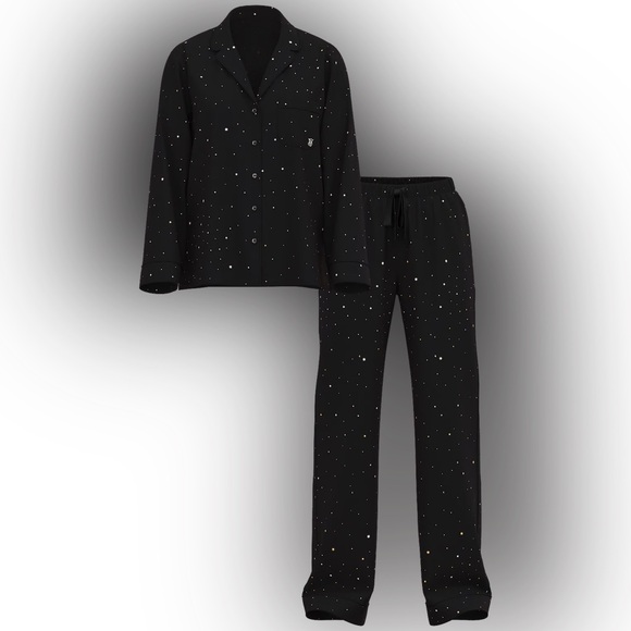 NWT VICTORIA'S SECRET Flannel Long Pajama Set - Picture 3 of 4